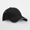 Czapka z daszkiem - mod. B15C:czarny, 100% bawełna, Light Grey, One Size